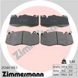 ZIMMERMANN set placute frana, frana disc ZIMMERMANN 25300.190. 1