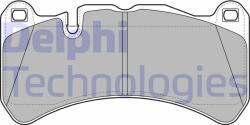 DELPHI set placute frana, frana disc DELPHI LP2053 (LP2053)