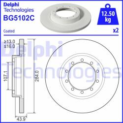 DELPHI Disc frana DELPHI BG5102C (BG5102C) - automobilus