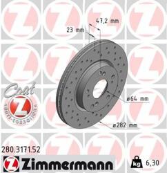 ZIMMERMANN Disc frana ZIMMERMANN SPORT Z 280.3171. 52 (280.3171.52)