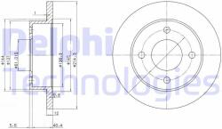 DELPHI Disc frana DELPHI BG2566