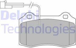 DELPHI set placute frana, frana disc DELPHI LP1543 (LP1543)