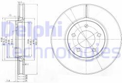 DELPHI Disc frana DELPHI BG3716 (BG3716) - automobilus