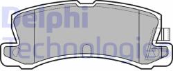 DELPHI set placute frana, frana disc DELPHI LP611 (LP611)