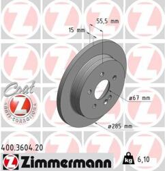 ZIMMERMANN Disc frana ZIMMERMANN COAT Z 400.3604. 20 (400.3604.20)