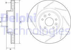 DELPHI Disc frana DELPHI BG9224C (BG9224C)