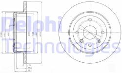 DELPHI Disc frana DELPHI BG4244 (BG4244)