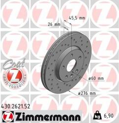 ZIMMERMANN Disc frana ZIMMERMANN SPORT Z 430.2621. 52 (430.2621.52)