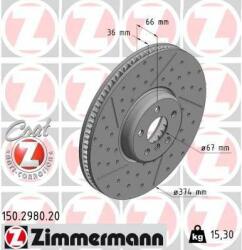 ZIMMERMANN Disc frana ZIMMERMANN COAT Z 150.2980. 20 (150.2980.20)