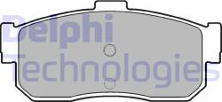 DELPHI set placute frana, frana disc DELPHI LP975 (LP975)