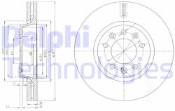 DELPHI Disc frana DELPHI BG4084 (BG4084) - automobilus