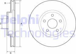DELPHI Disc frana DELPHI BG4803C (BG4803C)