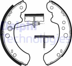 DELPHI Set saboti frana DELPHI LS1313 (LS1313) - automobilus