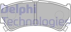 DELPHI set placute frana, frana disc DELPHI LP1548 (LP1548)