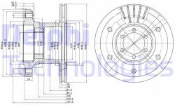 DELPHI Disc frana DELPHI BG9453 (BG9453) - automobilus