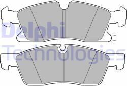 DELPHI set placute frana, frana disc DELPHI LP3173 (LP3173)