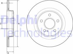 DELPHI Disc frana DELPHI BG4790C (BG4790C)