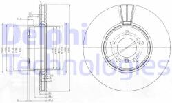 DELPHI Disc frana DELPHI BG9008C (BG9008C) - automobilus