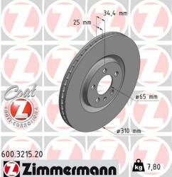 ZIMMERMANN Disc frana ZIMMERMANN COAT Z 600.3215. 20 (600.3215.20)