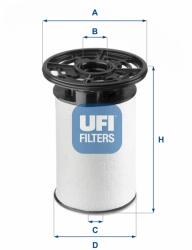 UFI filtru combustibil UFI 26.076. 01