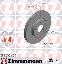 ZIMMERMANN Disc frana ZIMMERMANN COAT Z 285.3534. 20 (285.3534.20)