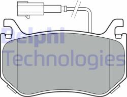 DELPHI set placute frana, frana disc DELPHI LP3381 (LP3381)