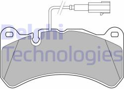 DELPHI set placute frana, frana disc DELPHI LP3374 (LP3374)