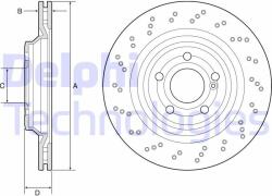 DELPHI Disc frana DELPHI BG4920C (BG4920C)