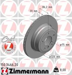 ZIMMERMANN Disc frana ZIMMERMANN COAT Z 150.3466. 20 (150.3466.20)