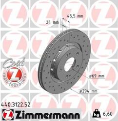 ZIMMERMANN Disc frana ZIMMERMANN SPORT Z 440.3122. 52 (440.3122.52)