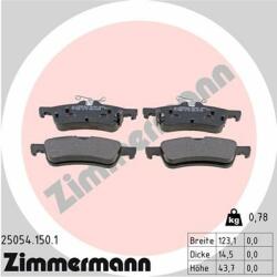 ZIMMERMANN set placute frana, frana disc ZIMMERMANN 25054.150. 1 (25054.150.1)