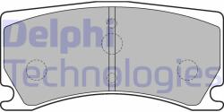DELPHI set placute frana, frana disc DELPHI LP2217 (LP2217)