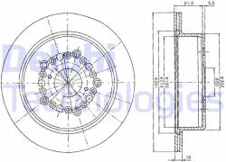 DELPHI Disc frana DELPHI BG2662 (BG2662)
