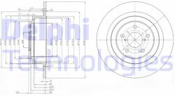 DELPHI Disc frana DELPHI BG4154
