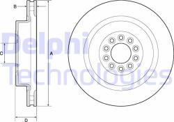DELPHI Disc frana DELPHI BG9182C (BG9182C)