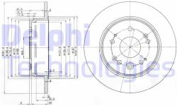 DELPHI Disc frana DELPHI BG3979 (BG3979) - automobilus