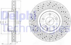 DELPHI Disc frana DELPHI BG9093C (BG9093C) - automobilus