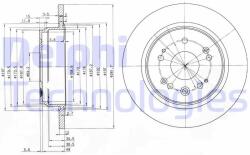 DELPHI Disc frana DELPHI BG3797 (BG3797)