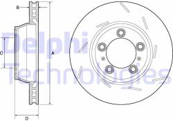 DELPHI Disc frana DELPHI BG9165C (BG9165C)