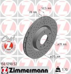 ZIMMERMANN Disc frana ZIMMERMANN SPORT Z 150.1290. 52 (150.1290.52)