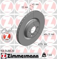 ZIMMERMANN Disc frana ZIMMERMANN COAT Z 150.3488. 20 (150.3488.20)