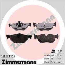 ZIMMERMANN set placute frana, frana disc ZIMMERMANN 23926.970. 1