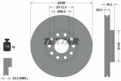 TEXTAR Disc frana TEXTAR PRO+ 92121005 (92121005)