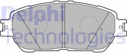 DELPHI set placute frana, frana disc DELPHI LP2132 (LP2132)