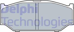 DELPHI set placute frana, frana disc DELPHI LP3544 (LP3544)