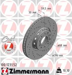 ZIMMERMANN Disc frana ZIMMERMANN SPORT Z 100.1231. 52 (100.1231.52)