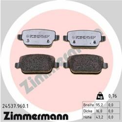 ZIMMERMANN set placute frana, frana disc ZIMMERMANN 24537.960. 1