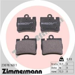 ZIMMERMANN set placute frana, frana disc ZIMMERMANN 23078.160. 1