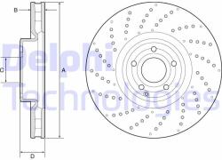 DELPHI Disc frana DELPHI BG9215C (BG9215C)