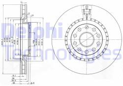 DELPHI Disc frana DELPHI BG3723